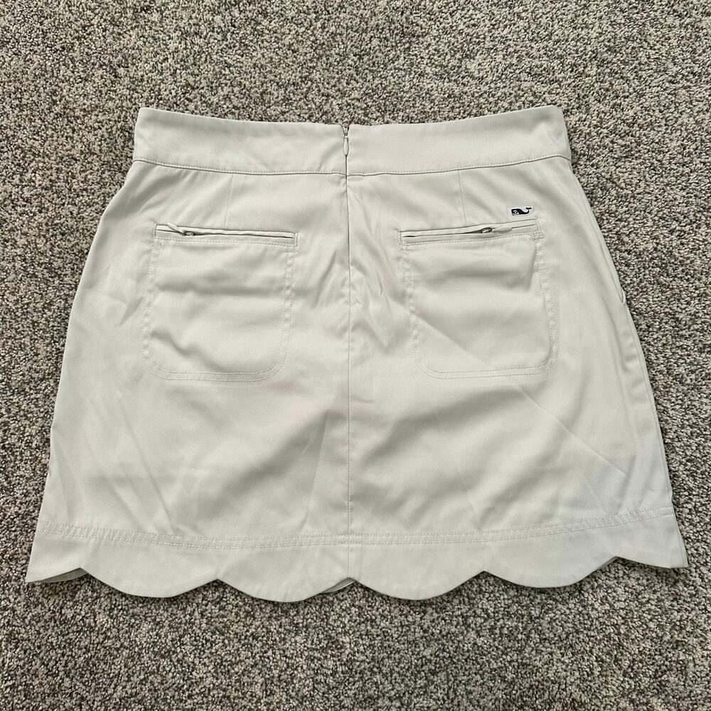 Vineyard Vines light beige mini skort size 6 - Picture 3 of 8